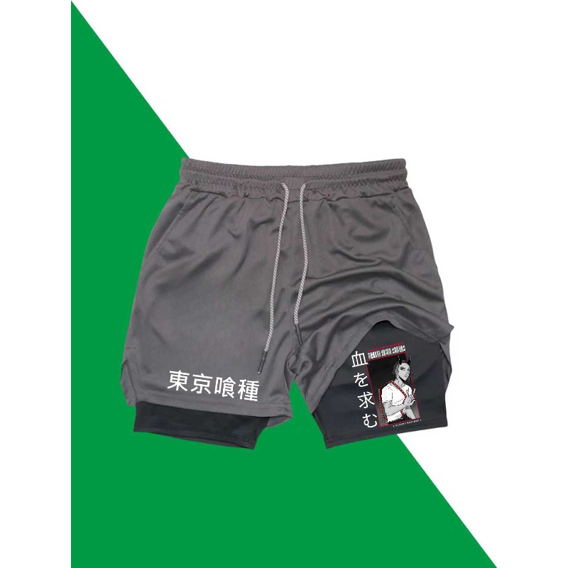 Tokyo Ghoul Baskı 2in1 Koşu Eg - Compression Shorts Athletes incelemesi ve fiyatı